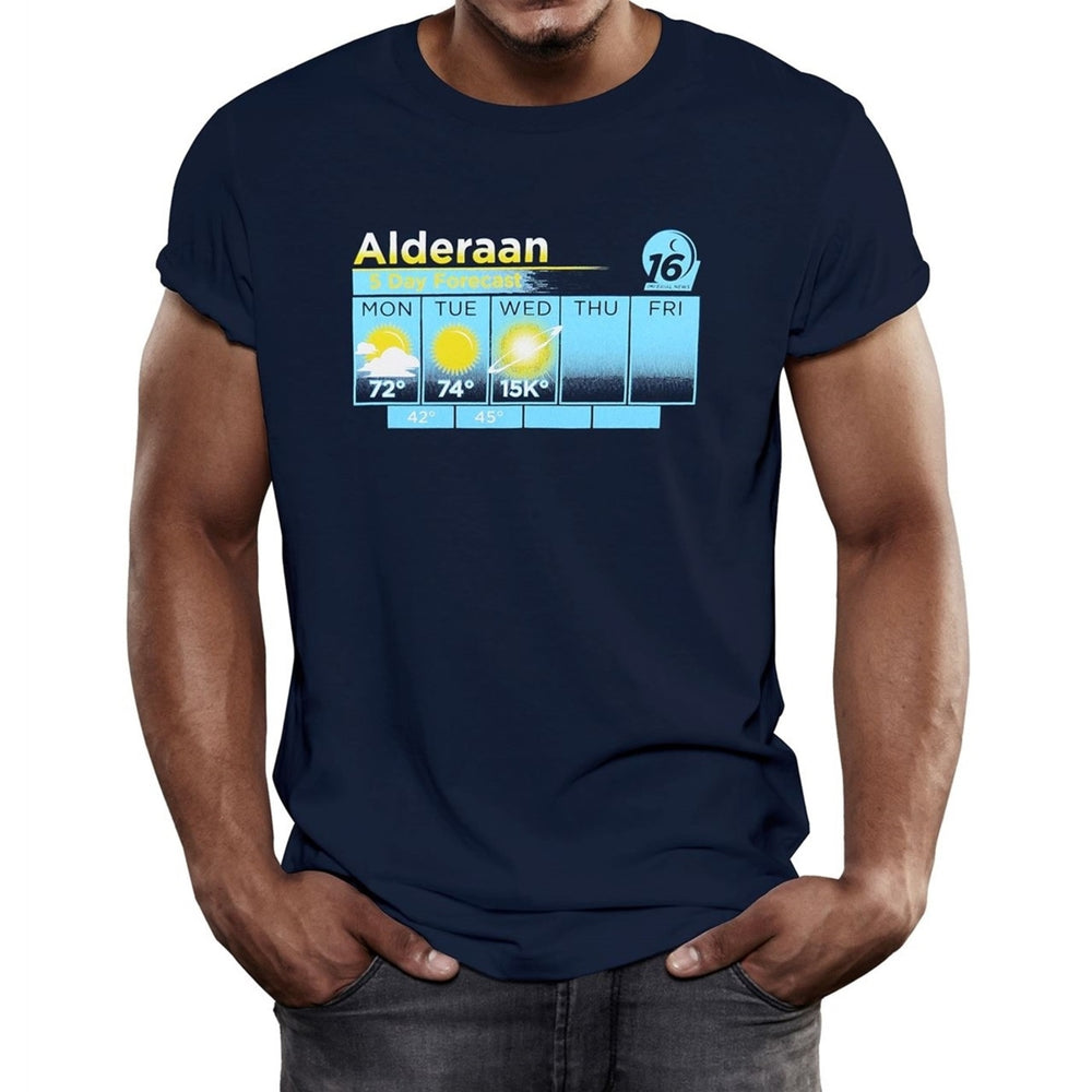Alderaan 5 Day Forecast T-Shirt Image 2
