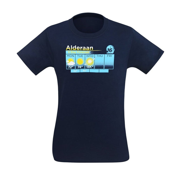 Alderaan 5 Day Forecast T-Shirt Image 4
