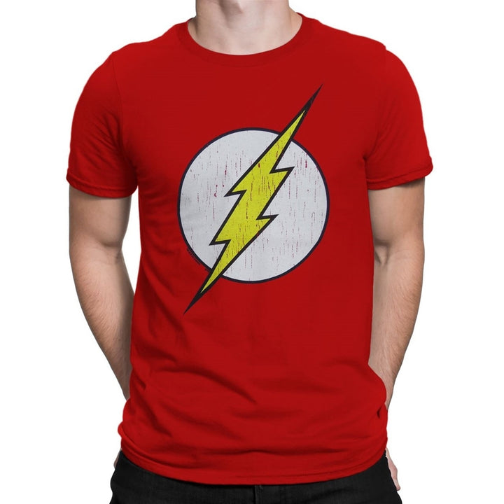 Flash Distressed Symbol T-Shirt Image 2