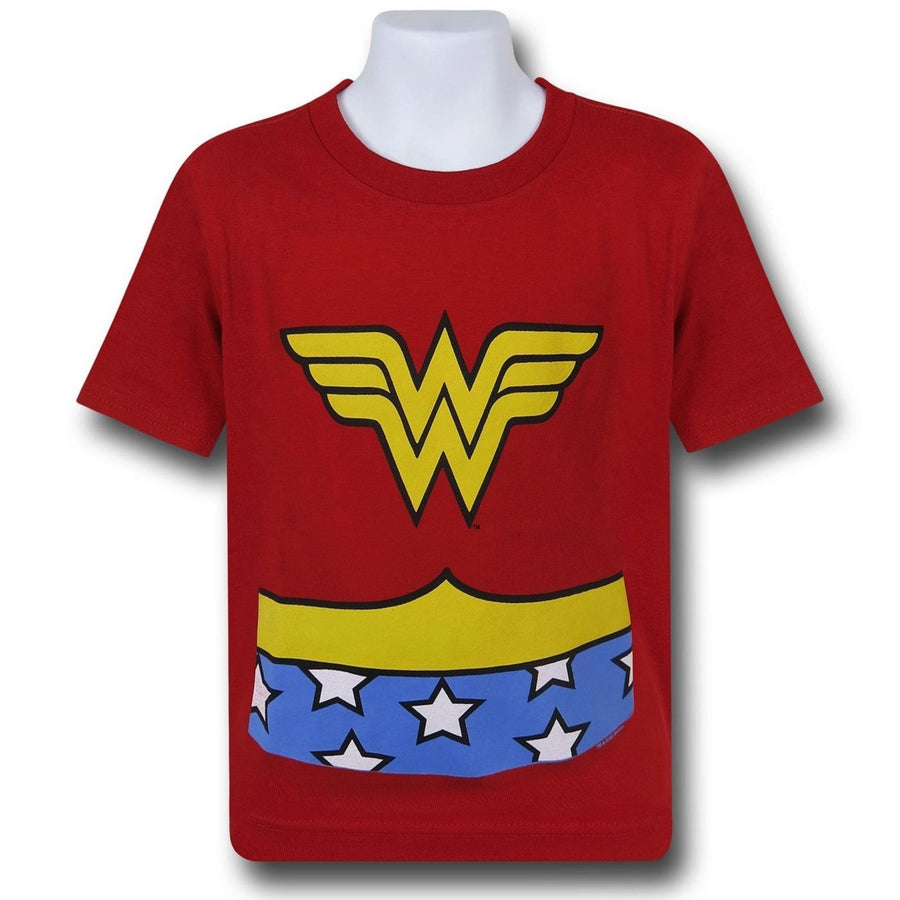 Wonder Woman Classic Costume Kids T-Shirt Image 1