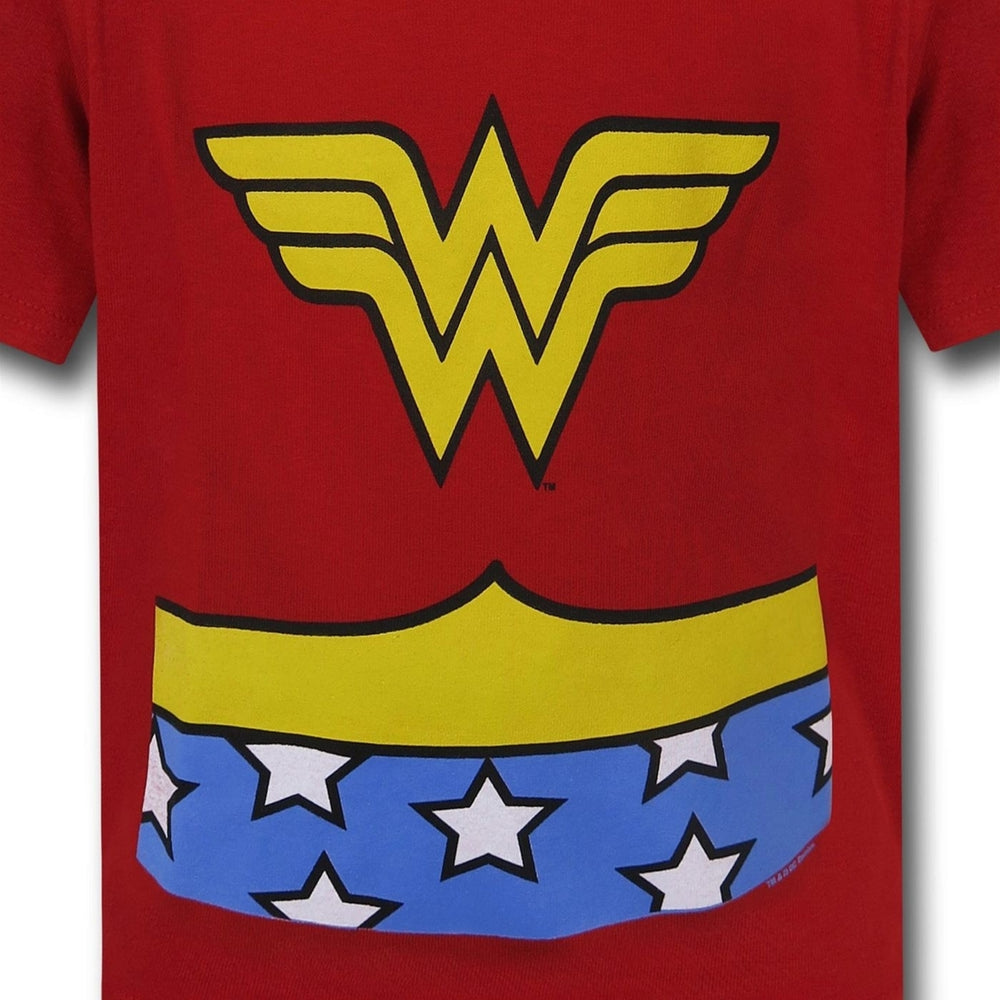 Wonder Woman Classic Costume Kids T-Shirt Image 2