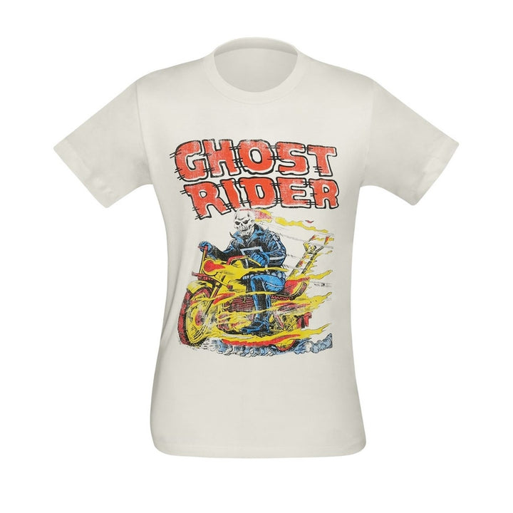 Ghost Rider Retro Hell on Wheels T-Shirt Image 3