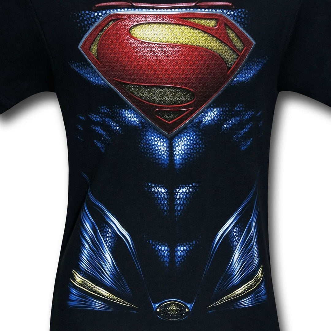 Superman Man of Steel Armor Costume T-Shirt Image 2