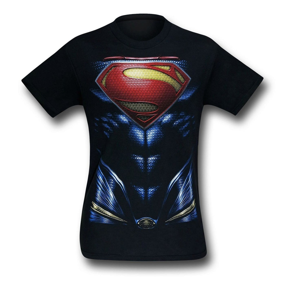 Superman Man of Steel Armor Costume T-Shirt Image 3