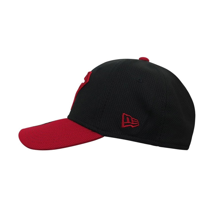 Superboy Symbol Red and Black 39Thirty Fitted Hat Image 3