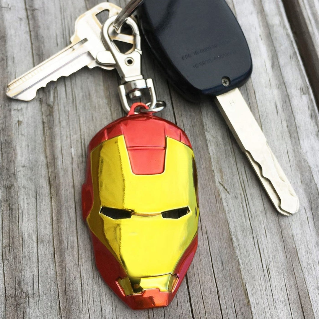 Iron Man Color Head Keychain Image 2