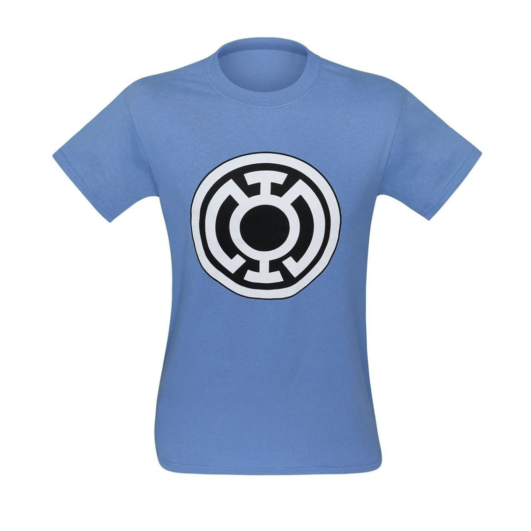 Blue Lantern Big Symbol Blue T-Shirt Image 3