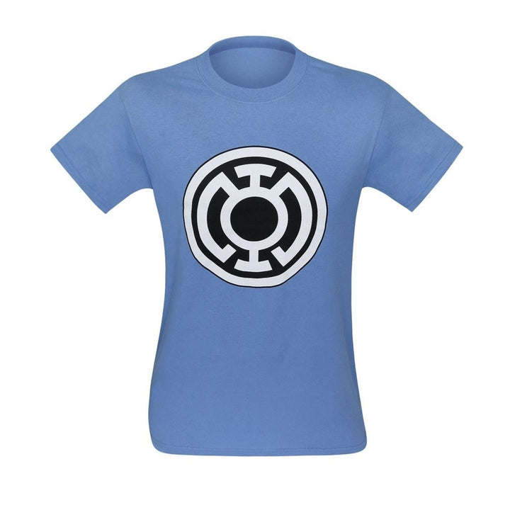 Blue Lantern Big Symbol Blue T-Shirt Image 3