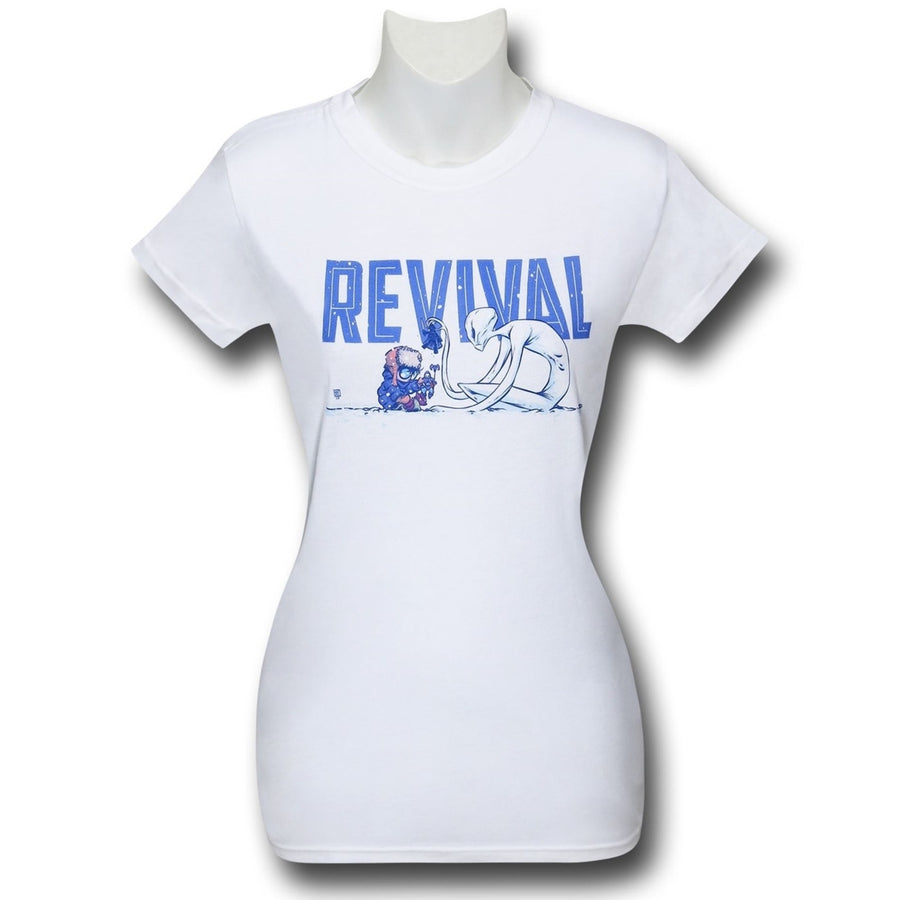 Revival Snow Day Womens T-Shirt Image 1