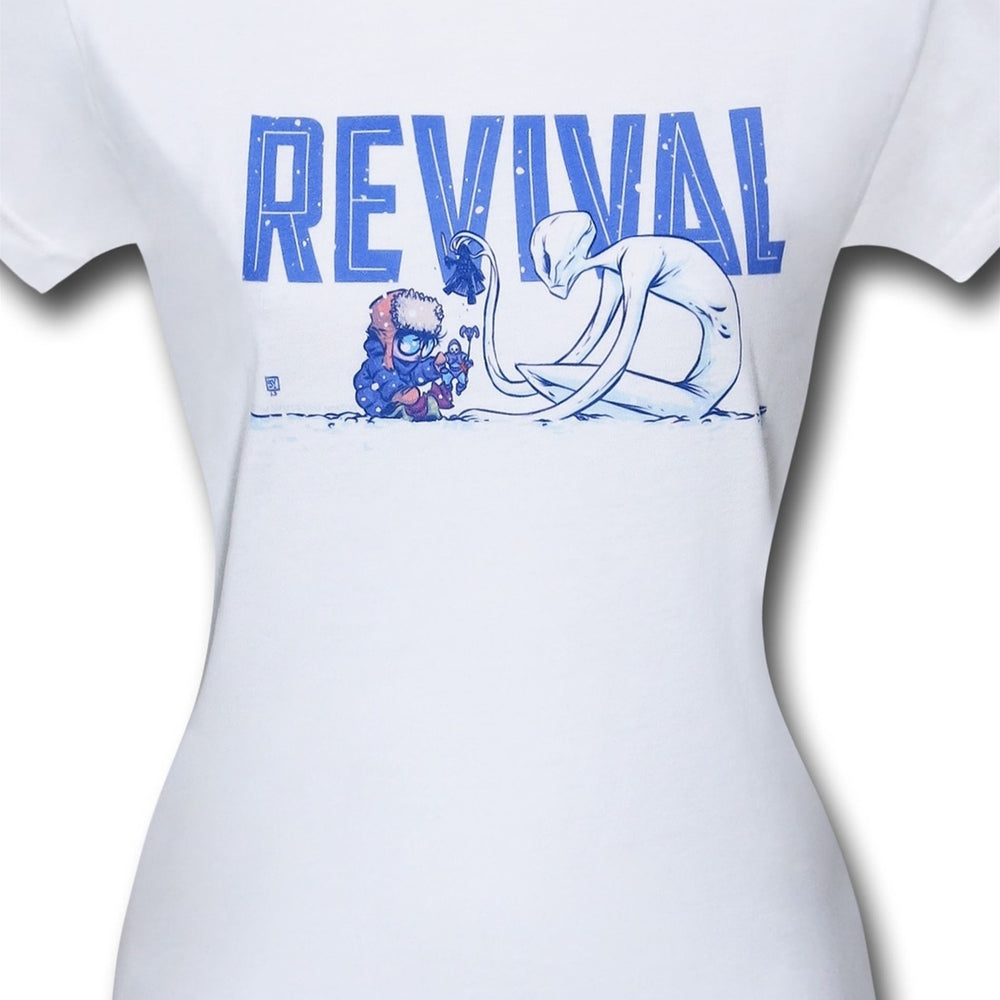 Revival Snow Day Womens T-Shirt Image 2