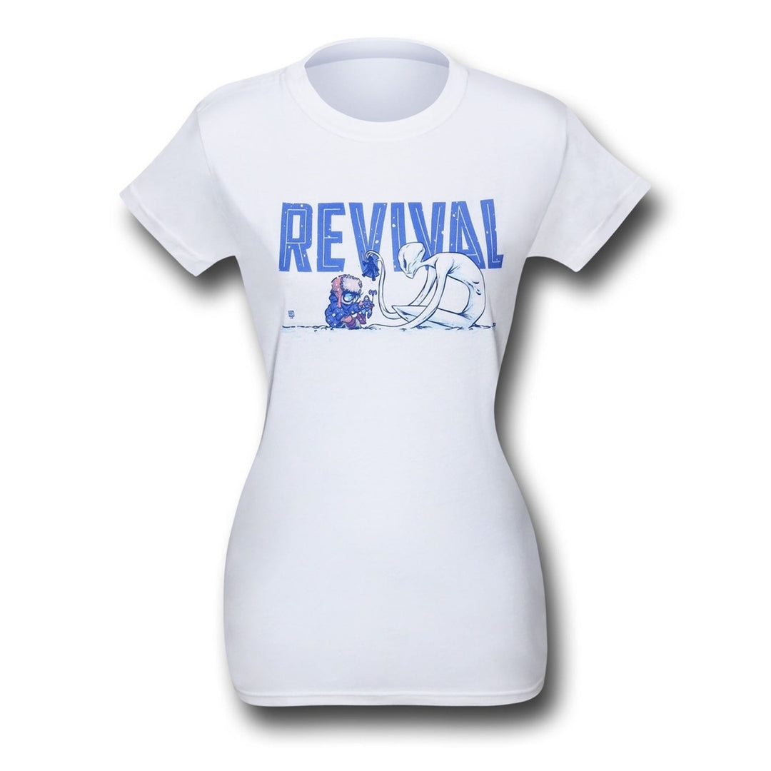 Revival Snow Day Womens T-Shirt Image 3