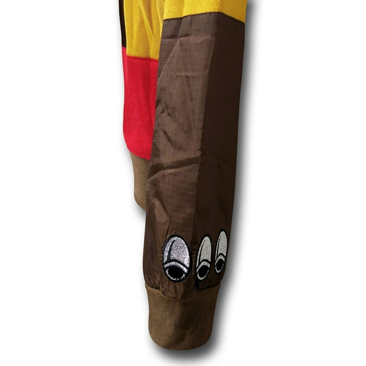 Wolverine Masked Brown Costume Hoodie Image 4