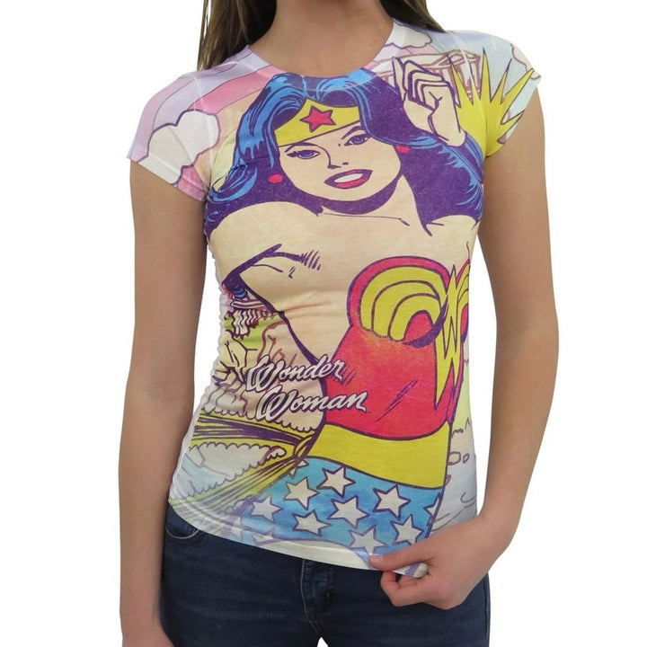 Wonder Woman Hometown Girl Sublimated Womens T-Shirt Image 1