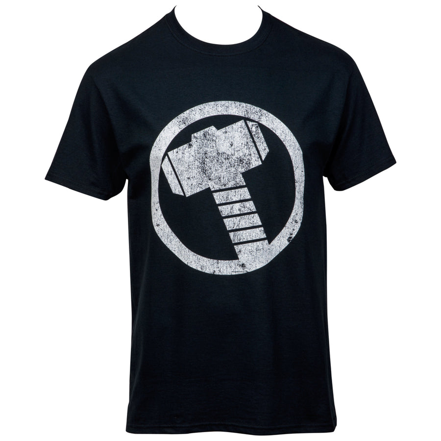 Thor Hammer Symbol T-Shirt Image 1
