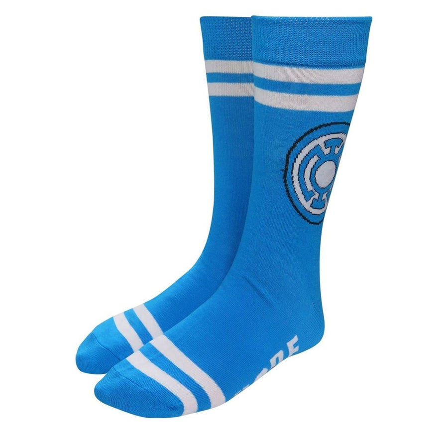 Green Lantern Blue Lantern Hope Socks Image 1