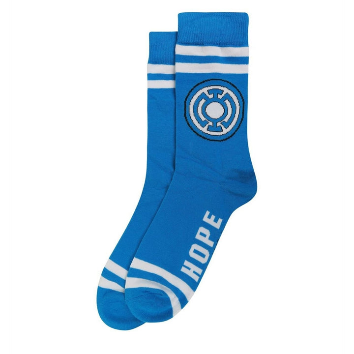 Green Lantern Blue Lantern Hope Socks Image 2