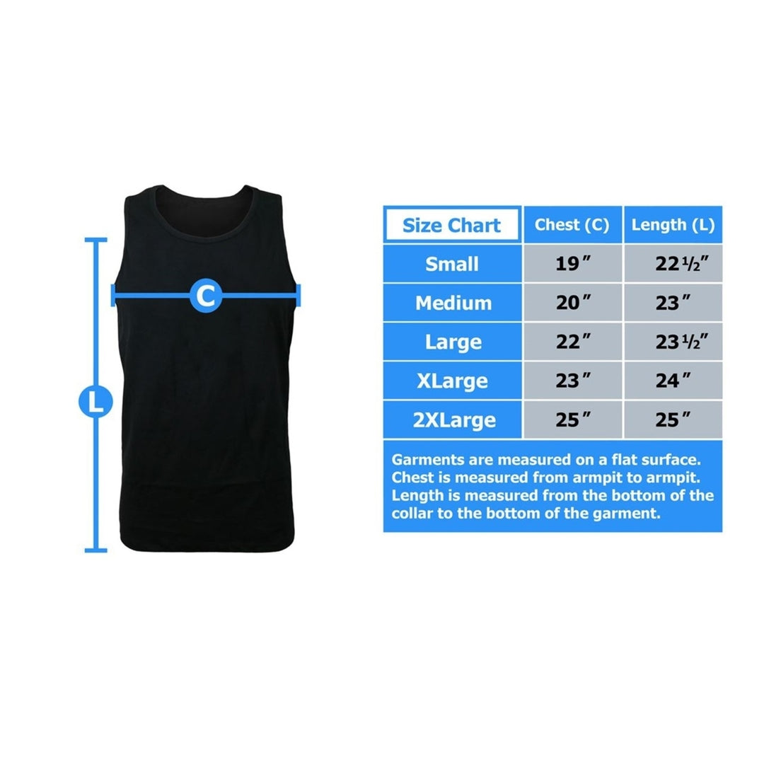 Thor Hammer Symbol Mens Tank Top Image 3