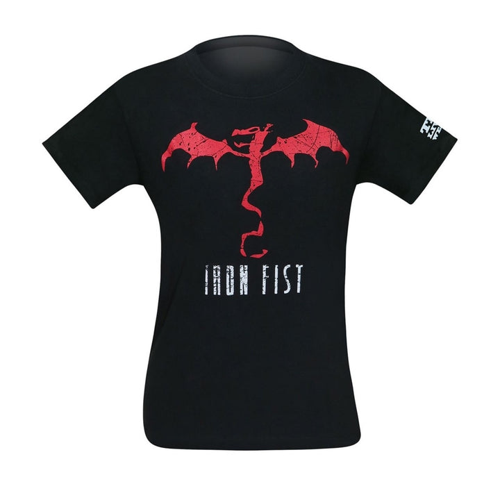 Iron Fist Living Weapon Dragon Mens T-Shirt Image 4