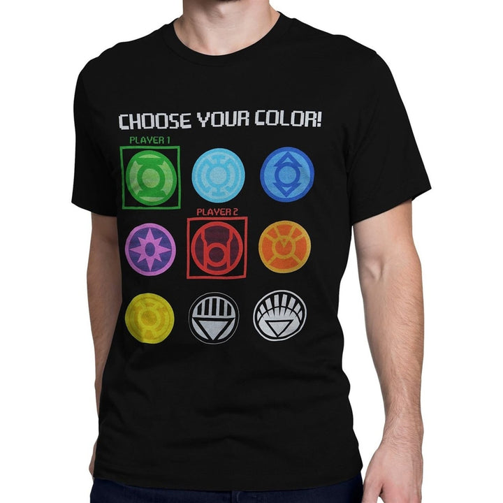 Green Lantern Choose Your Color Mens T-Shirt Image 1