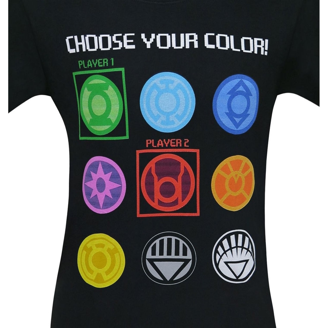 Green Lantern Choose Your Color Mens T-Shirt Image 2