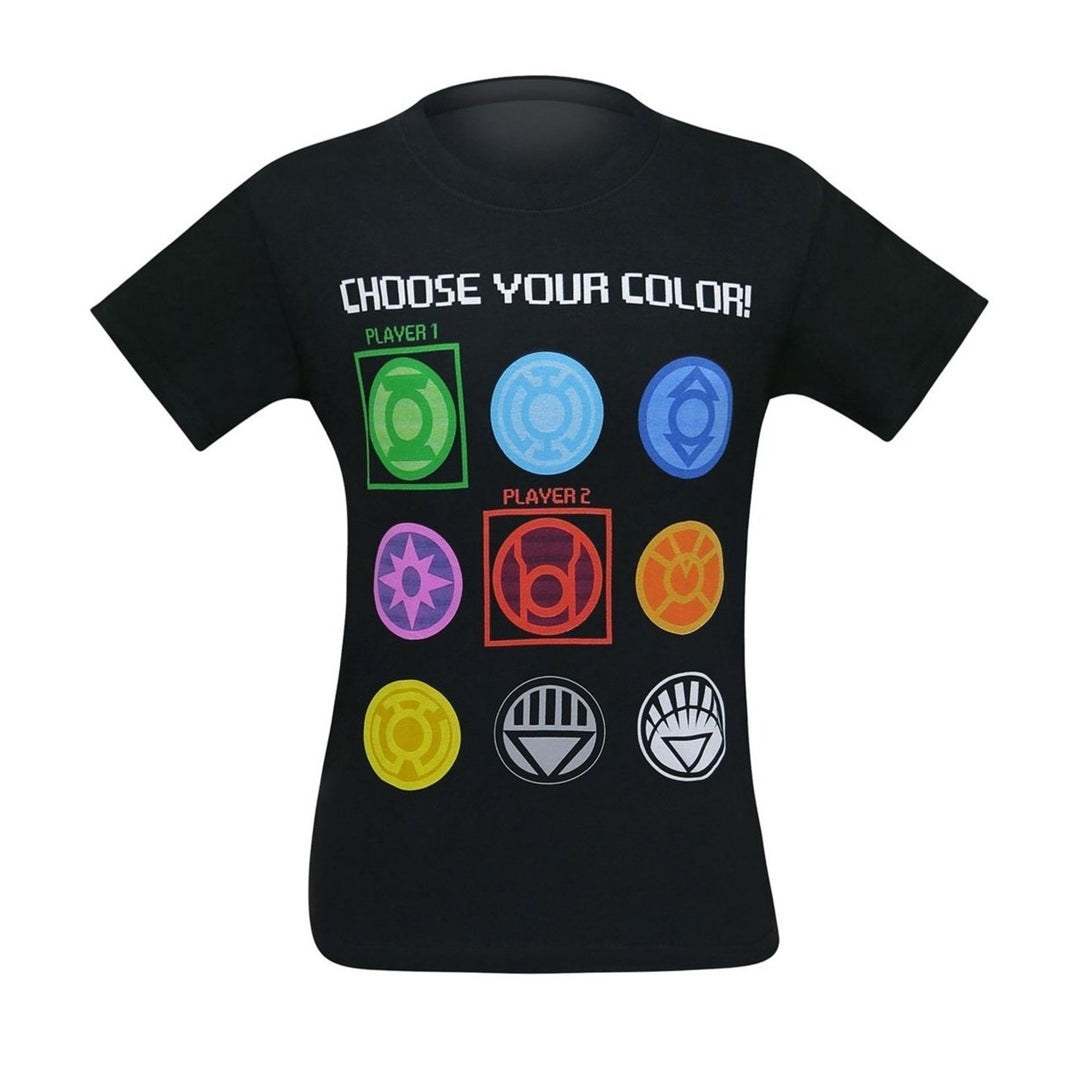 Green Lantern Choose Your Color Mens T-Shirt Image 3