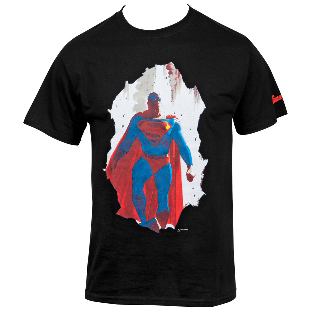 Superman Breakout by Alex Ross Mens T-Shirt Image 1