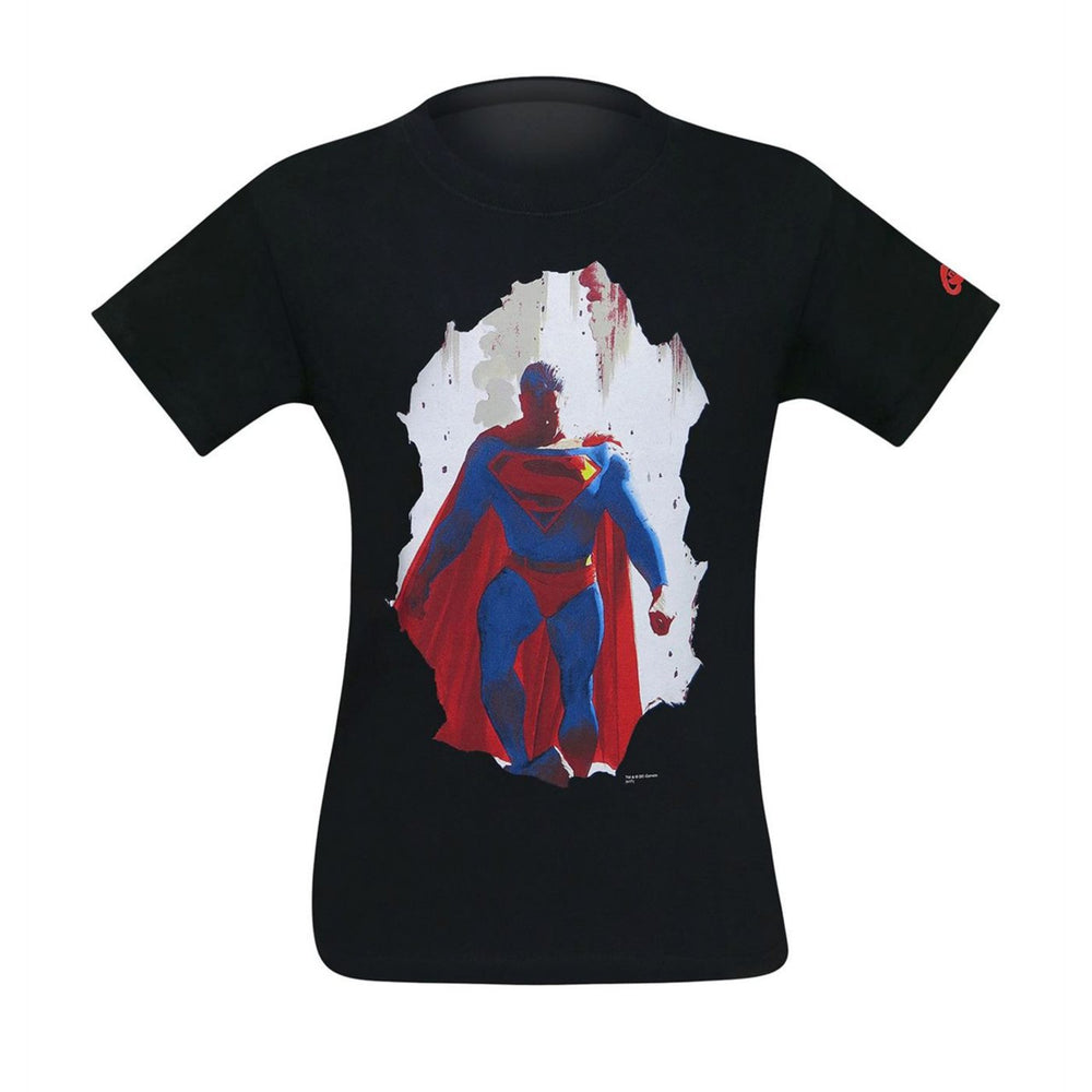 Superman Breakout by Alex Ross Mens T-Shirt Image 2