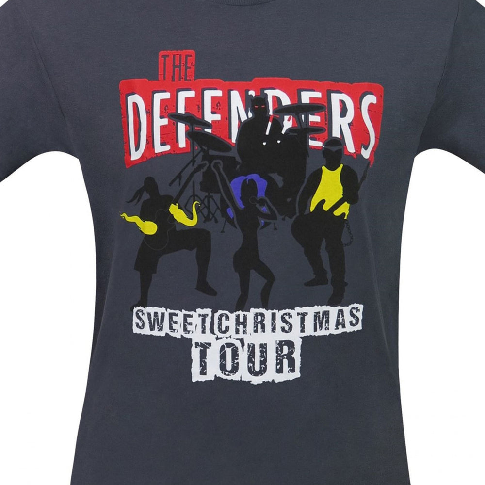Defenders Sweet Christmas Tour Mens T-Shirt Image 2