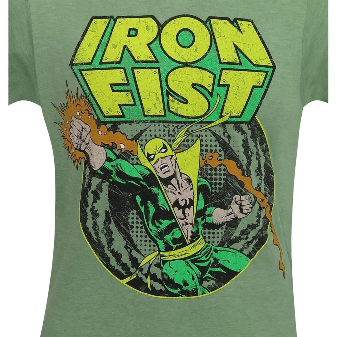 Iron Fist Power Punch Mens T-Shirt Image 2