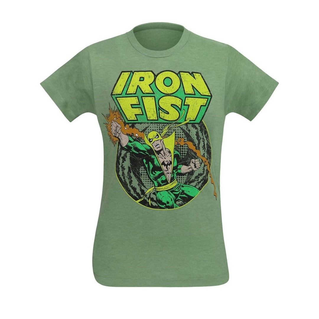 Iron Fist Power Punch Mens T-Shirt Image 3