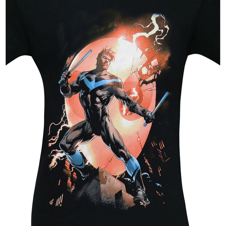 Nightwing Court of Owls Mens T-Shirt Image 2