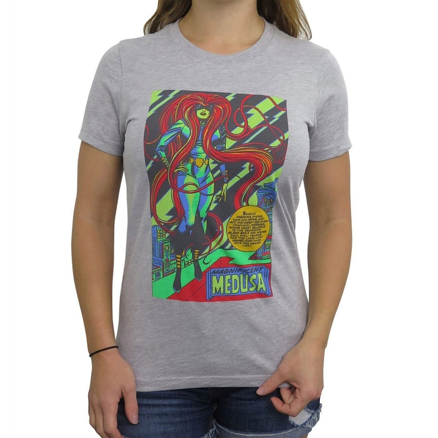 Medusa Black Light by Jack Kirby Womens T-Shirt Image 1