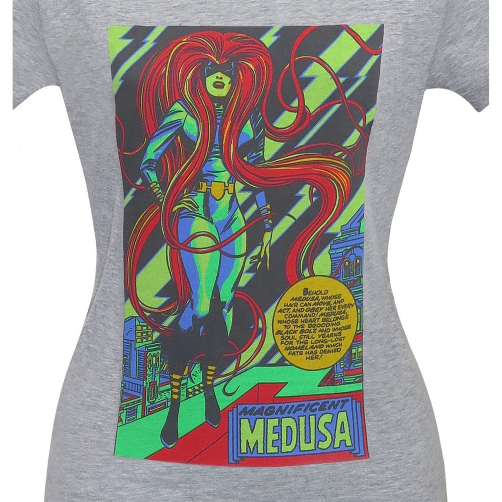 Medusa Black Light by Jack Kirby Womens T-Shirt Image 2
