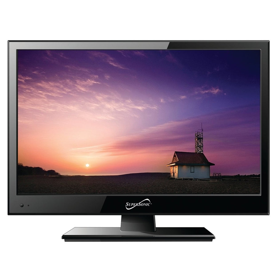 15.6" Supersonic 12 Volt ACDC Widescreen LED HDTV with USB and HDMI (SC-1511) Image 1