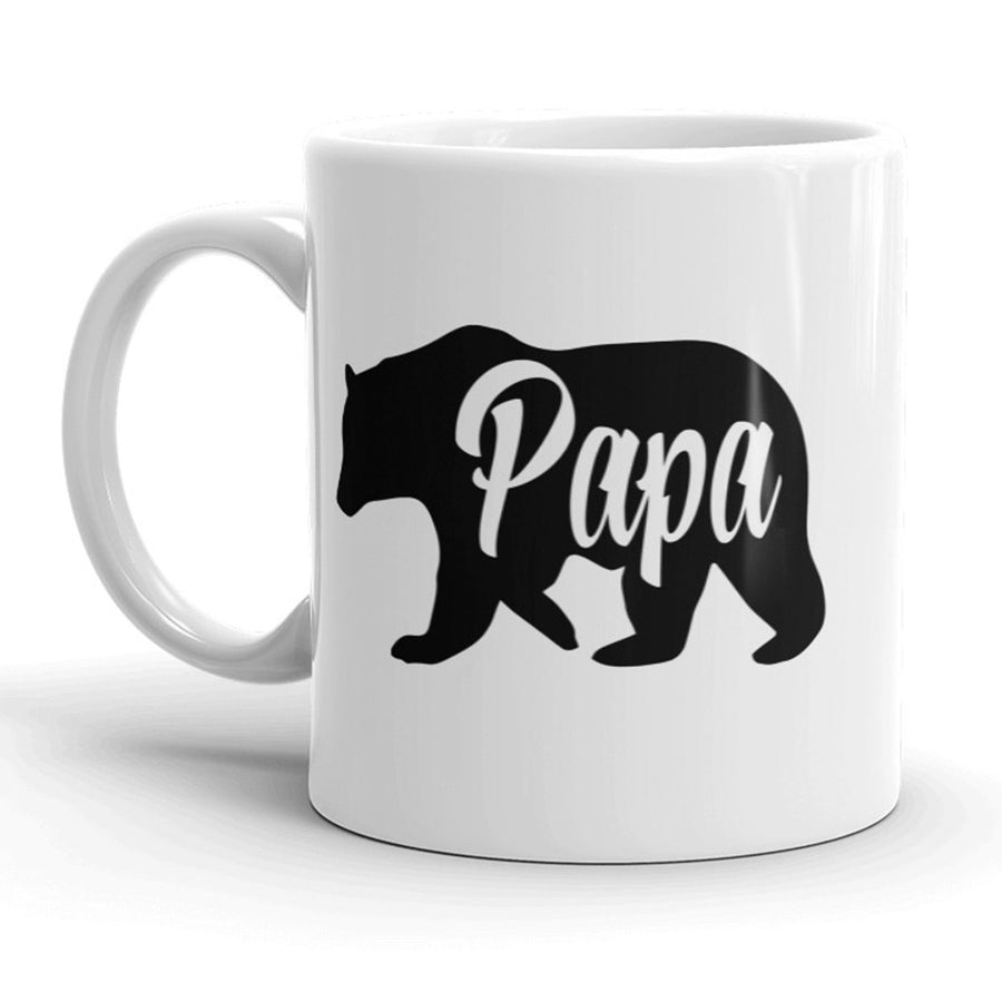 Papa Bear Mug Cute Grandpa Father Coffee Cup - 11oz Image 1