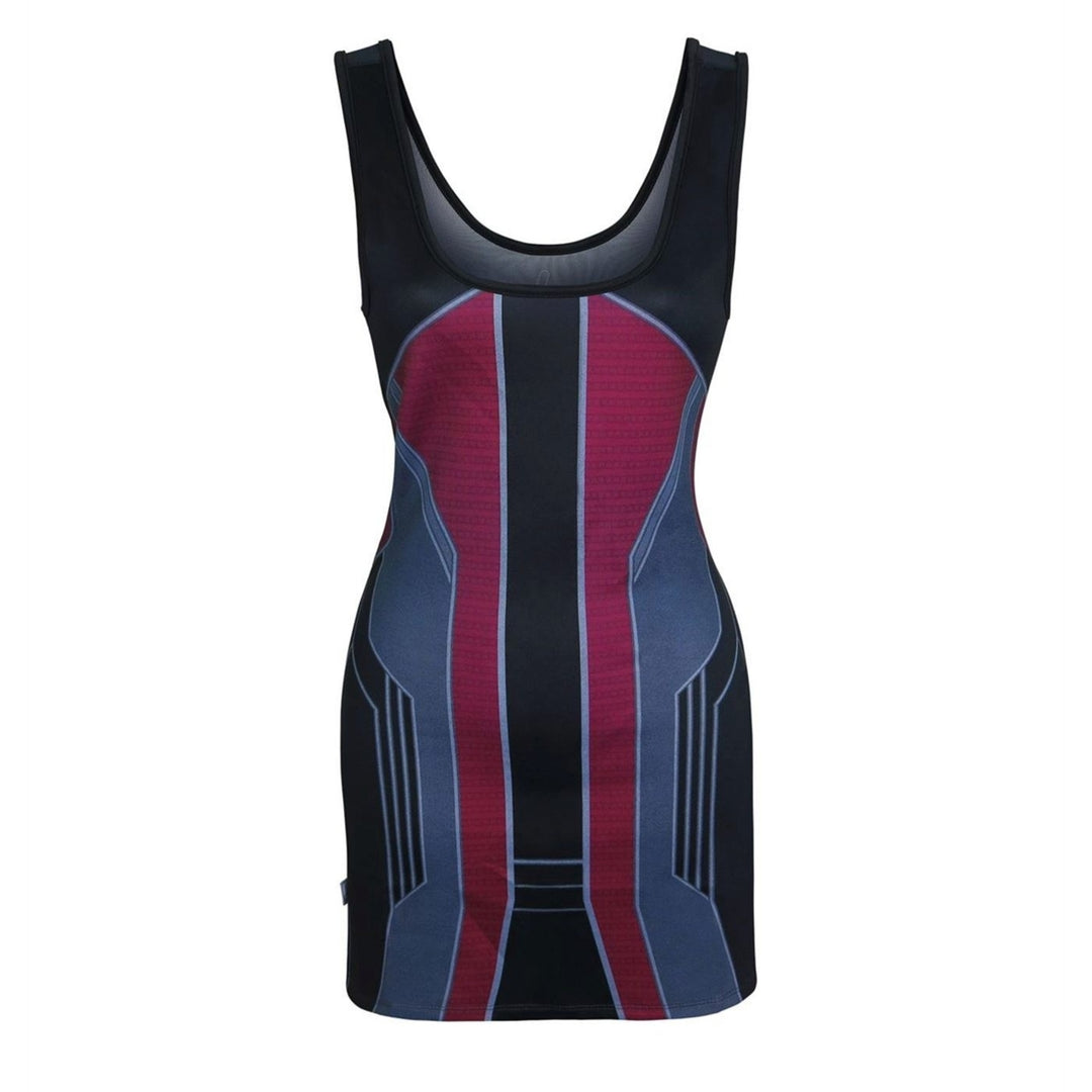 Hawkeye Costume Womens Mesh Back Dress Image 2