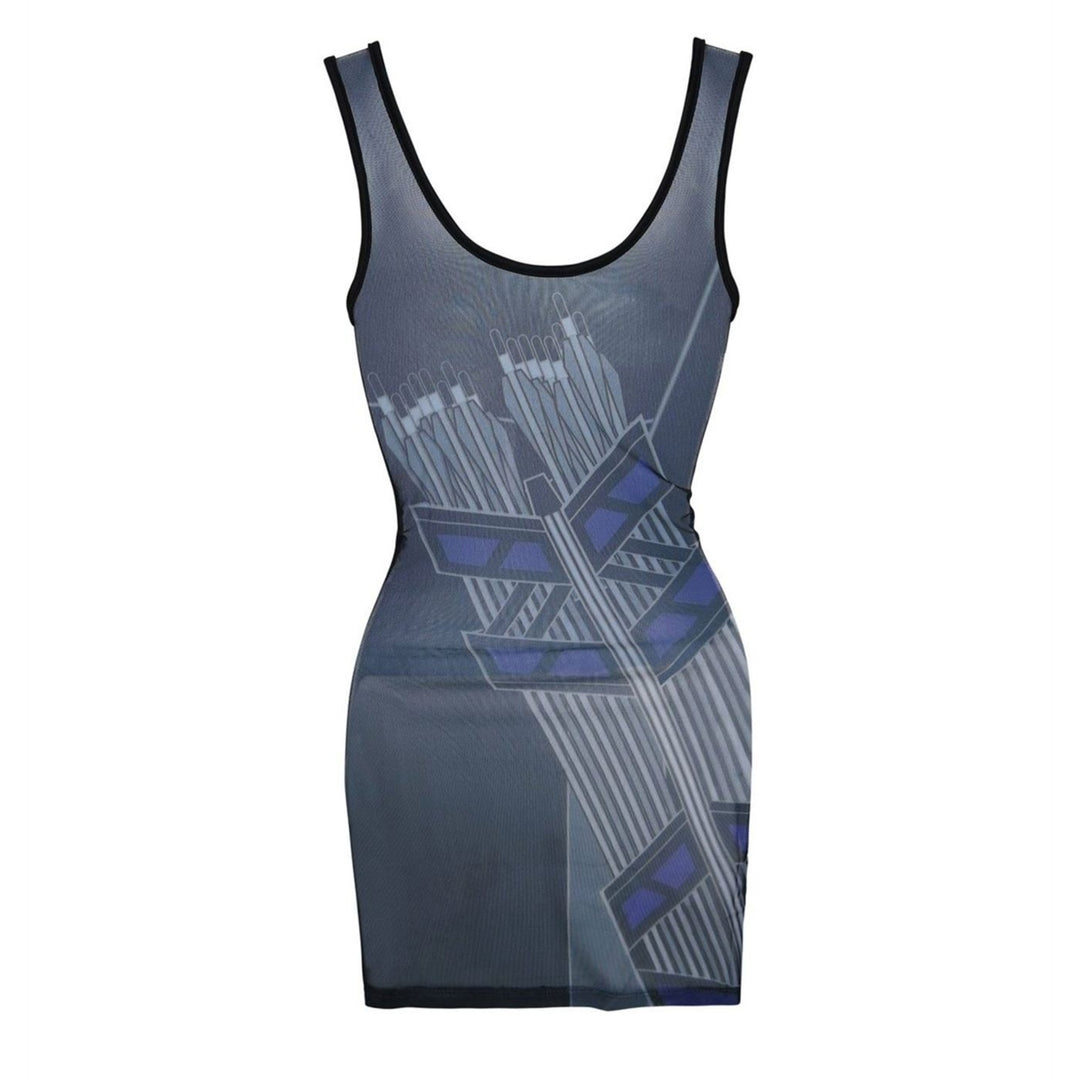 Hawkeye Costume Womens Mesh Back Dress Image 3