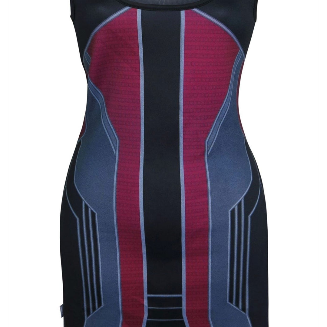 Hawkeye Costume Womens Mesh Back Dress Image 4