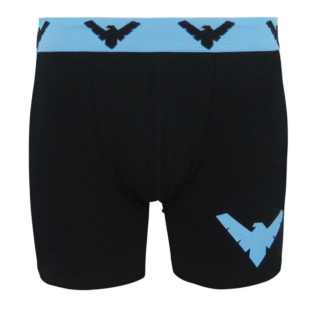 Nightwing Symbol Mens Underwear Fashion Boxer Briefs Image 1