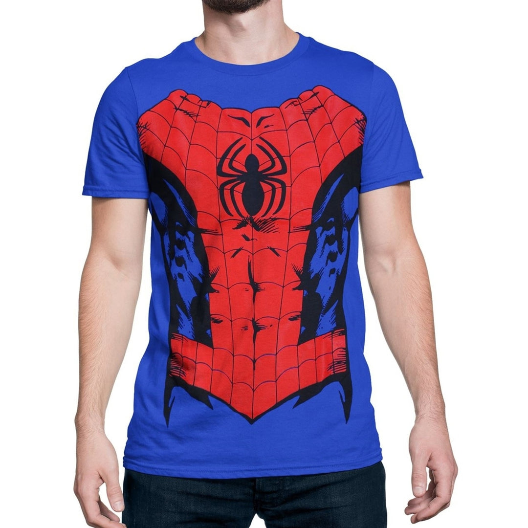 Spider-Man Suit-Up Mens Costume T-Shirt Image 1