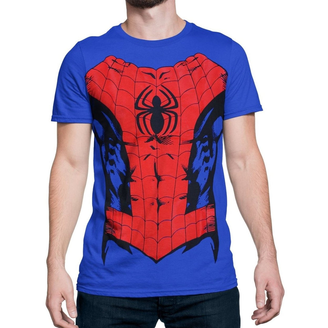 Spider-Man Suit-Up Mens Costume T-Shirt Image 1