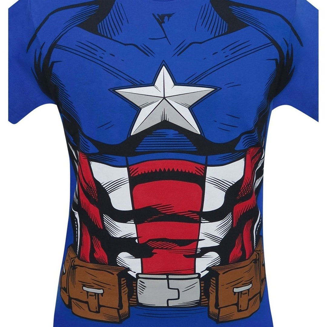 Captain America Suit-Up Mens Costume T-Shirt Image 3