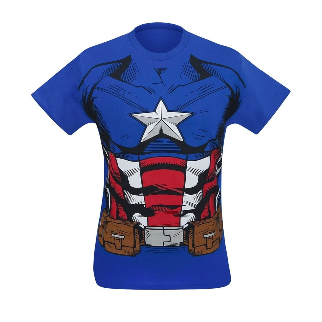 Captain America Suit-Up Mens Costume T-Shirt Image 4