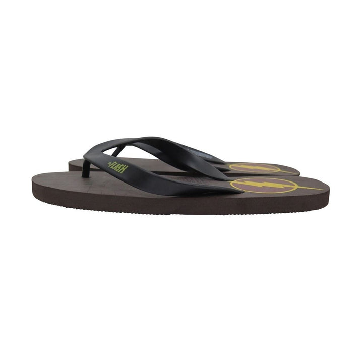 Flash Symbol Mens Flip Flops Image 2