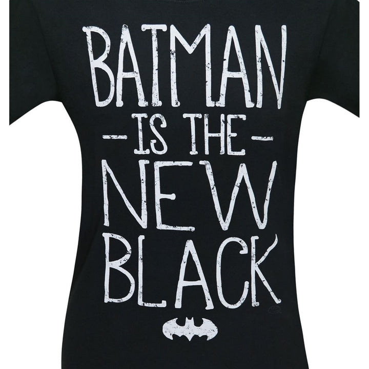 Batman Is the Black Mens T-Shirt Image 2