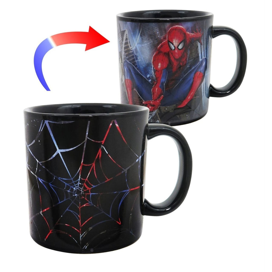 Spider-Man Web Slinger 20oz Heat Changing Mug Image 1