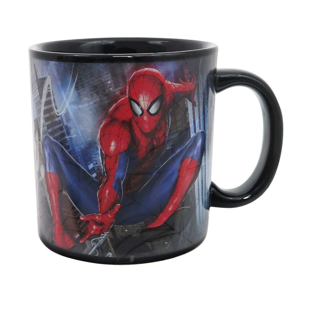 Spider-Man Web Slinger 20oz Heat Changing Mug Image 3