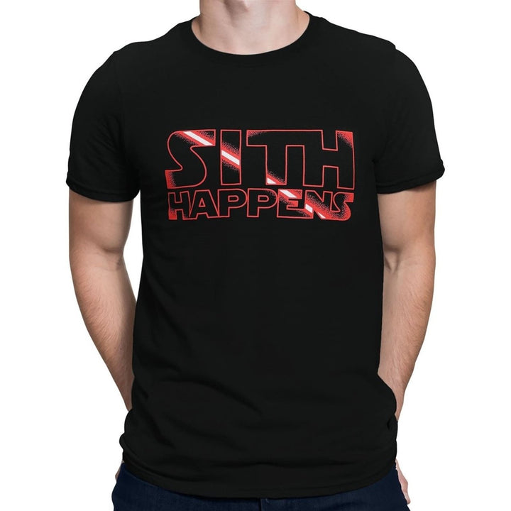 Sith Happens Mens T-Shirt Image 1