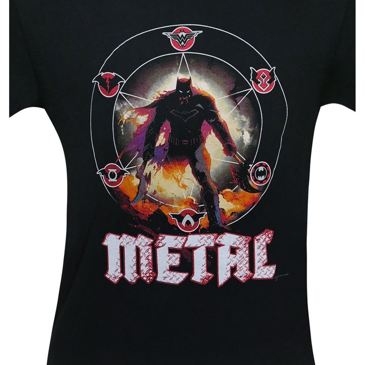 Batman Dark Nights Metal 1 Mens T-Shirt Image 4