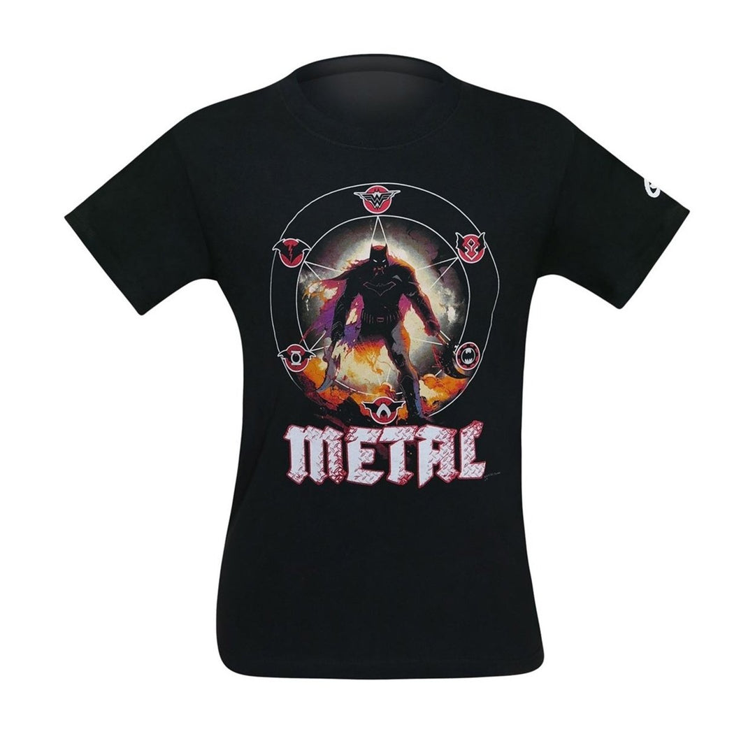 Batman Dark Nights Metal 1 Mens T-Shirt Image 4